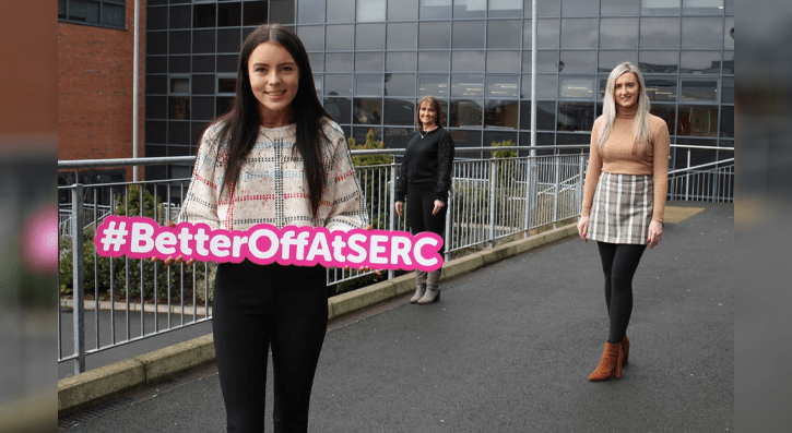 Students from South Eastern Regional College have been ditching texts and emails for letters in a bid to spread some extra festive cheer at local care homes. 